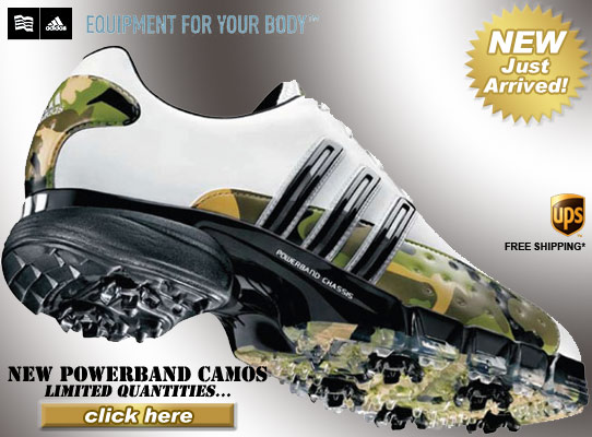 Adidas Powerband Camo Golf Shoes