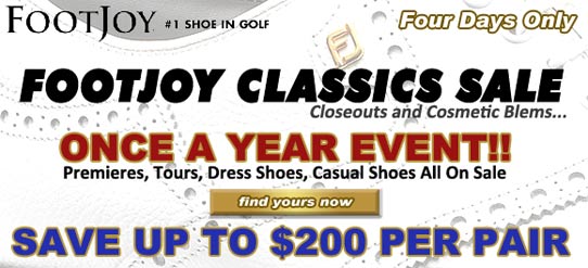 FootJoy Classics Clearance Sale!