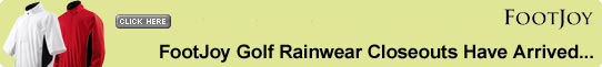 FootJoy Golf Rainwear Closeouts