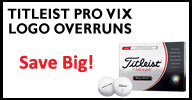 Titleist Pro V1X Golf Balls Logo Overruns