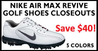 Nike Air Max Revive Golf Shoes Closeouts