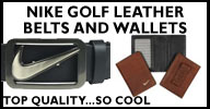 Nike Golf Belts and Wallets