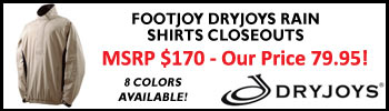 FootJoy DryJoys Rain Shirts Closeouts