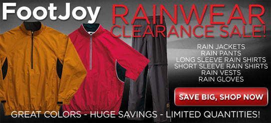 FootJoy Rainwear Clearance Sale