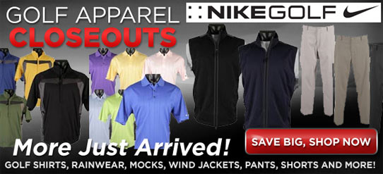 Nike Golf Apparel Closeouts
