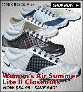 Nike Women's Air Summer Lite II Golf Shoes Closeouts