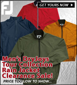 FootJoy DryJoys Tour Collection Golf Rain Jackets