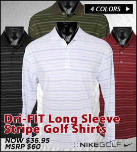 Nike Dri-FIT Long Sleeve Golf Shirts