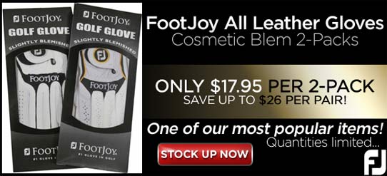 FootJoy Leather Golf Gloves Cosmetic Blems