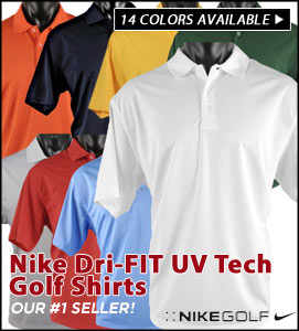 Nike Dri-FIT UV Tech Golf Shirts