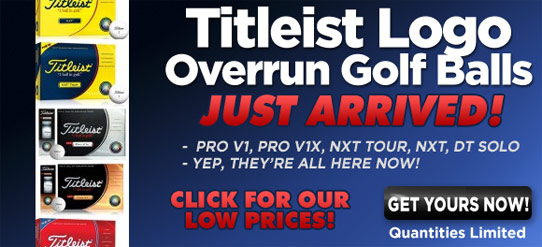 Titleist Logo Overrun Golf Balls
