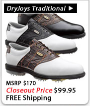 FootJoy DryJoys Traditional Golf Shoes Closeouts