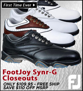 New FootJoy Synr-G Golf Shoes Closeouts