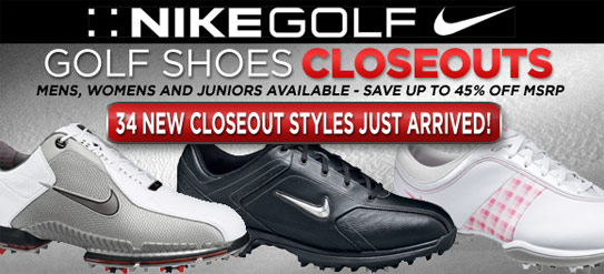 New Nike Golf Shoes Closeouts