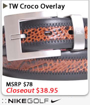 Nike Golf Belts - TW Croco Overlay