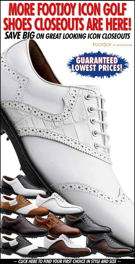 FootJoy Icon Golf Shoes Closeouts