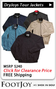 FootJoy DryJoys Tour Collection Rain Jacket Clearance Sale