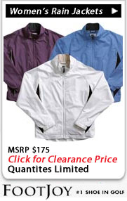 FootJoy Women's Rain Jackets Closeouts
