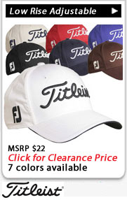 Titleist Low Rise Adjustable golf hats