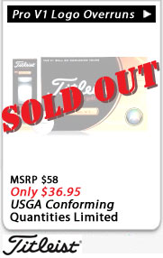 Titleist Pro V1 Logo Overrun Golf Balls