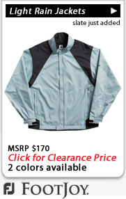 FootJoy Performance Light Rain Jackets Clearance Sale