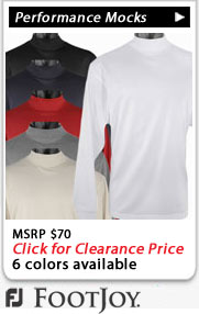 FootJoy Long Sleeve Mocks Clearance Sale