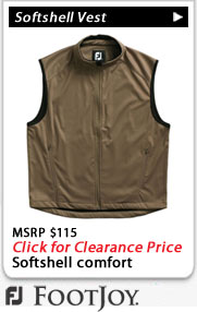 FootJoy Softshell Vests Clearance Sale
