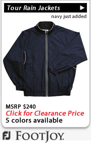 FootJoy Tour Collection Rain Jackets Clearance Sale