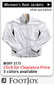 FootJoy Women's Performance Light Rain Jackets Clearance Sale