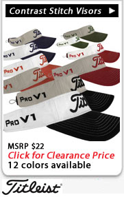Titleist Golf Visors Clearance Sale