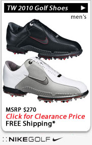 Nike Tiger Woods TW 2010 Golf Shoes Closeouts