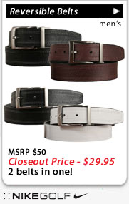 Nike Reversible Golf Belts Closeouts