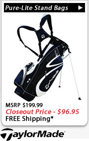 Taylor Made Pure Lite Stand Bag Closeouts