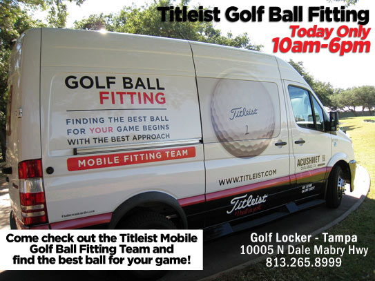Titleist Golf Ball Fitting at Golf Locker Tampa