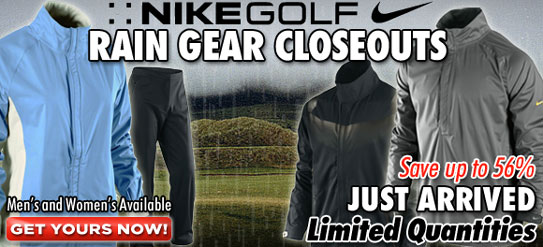 Nike Golf Rain Gear Closeouts