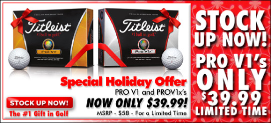 Titleist Pro V1 Holiday Offer
