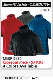 Nike Storm-FIT Golf Rain Jacket Closeouts