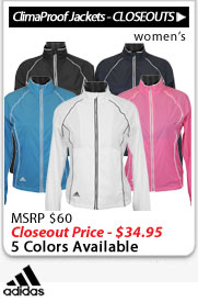 Adidas Women's ClimaProof Golf Jackets Closeouts