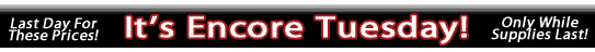 New Lower Prices on Popular Products for Encore Tuesday