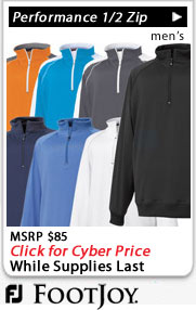 FootJoy Performance Half Zip Golf Pullovers