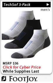 FootJoy TechSof Sport Golf Socks 3-Pack