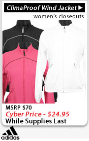 Adidas Women's ClimaProof Wind Full Zip Golf Jackets