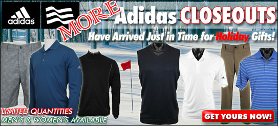 Adidas Golf Apparel Closeouts