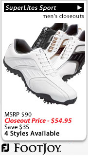 FootJoy SuperLites Sport Golf Shoes Closeouts