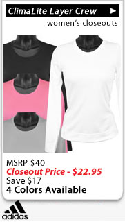 Adidas Women's Layering Crew Tops Closeouts