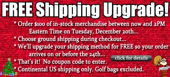 Free Shipping Upgrade at Golf Locker
