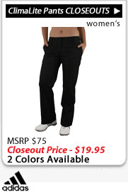 Adidas Women's ClimaLite Golf Pants