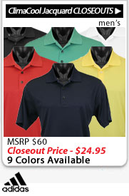 Adidas ClimaCool Jacquard Golf Shirts