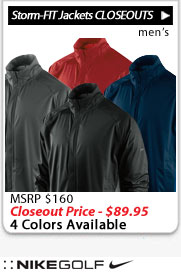 Nike Storm-FIT Full-Zip Golf Rain Jackets