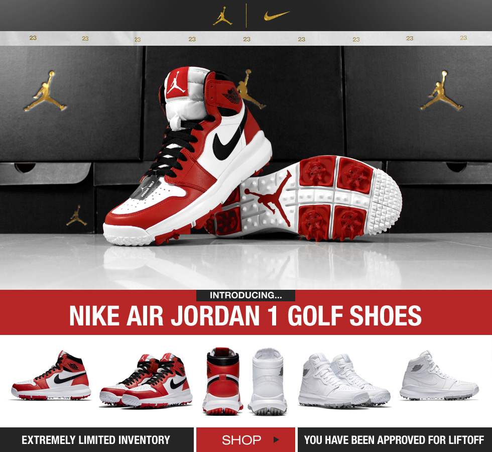 Nike Air Jordan 1 Golf Shoes Unboxing